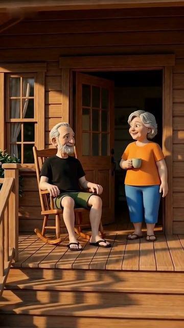 Quadro do vídeo: a cena, um casal na varanda